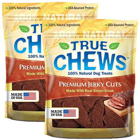 True Chews Sirloin Steak Jerky Fillets - 12 oz