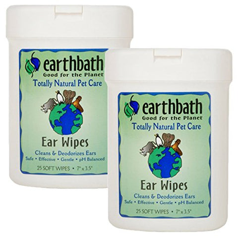 Earthwhile Endeavors Ear Wipes, 25 pcs