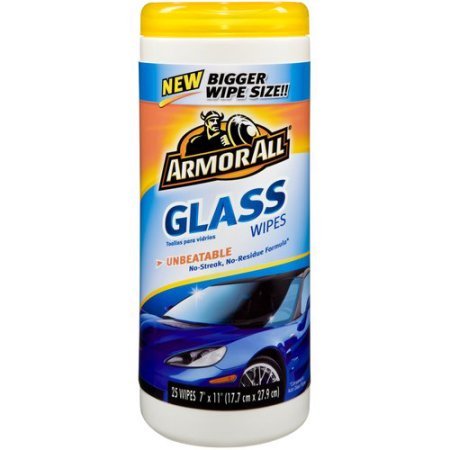 Armor All Glass Wipes 25 Counts