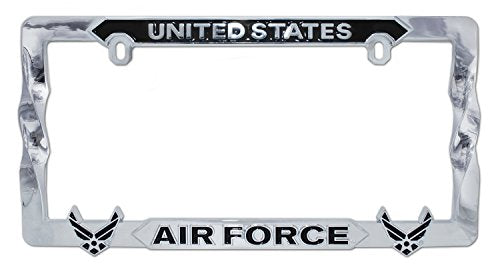 Us Air Force Black License Plate Frame