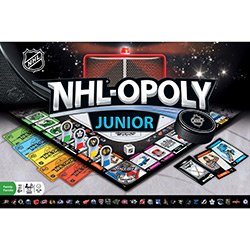 Opoly Junior Board Games - Nhl Opoly Junior, 13.5" X 9.25" X 2"