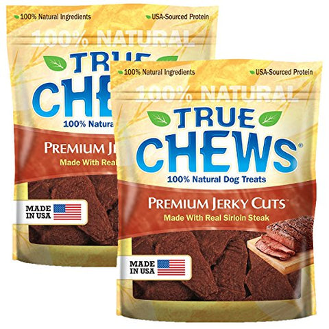 True Chews Sirloin Steak Jerky Fillets, 22 oz