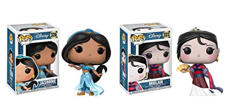 POP Disney: Mulan - Mulan (new) and POP Disney: Aladdin - Jasmine (new)
