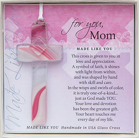 Made Like You Mother Cross, 4" Pink