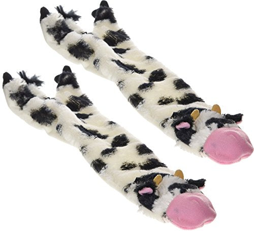 Ethical Pets Skinneeez Crinklers Cow Dog Toy, 14-Inch