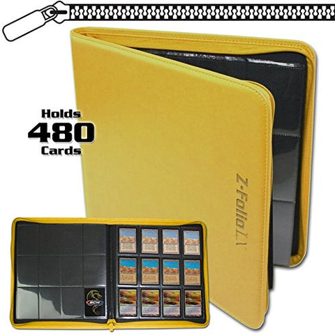 Zipper Folio 12-Pocket - Lx - Yellow