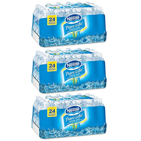 Nestle Waters Pure Life Water 16.9oz 24/case