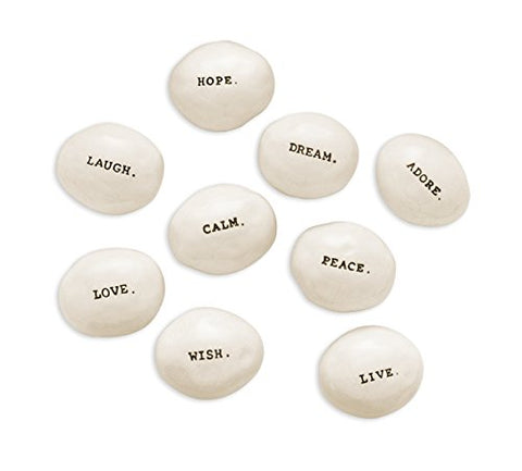 Word Stones Set of 9 Assorted Words