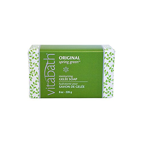 Vitabath Moisturizing Gelee Soap, Original Spring Green, 8 Ounce