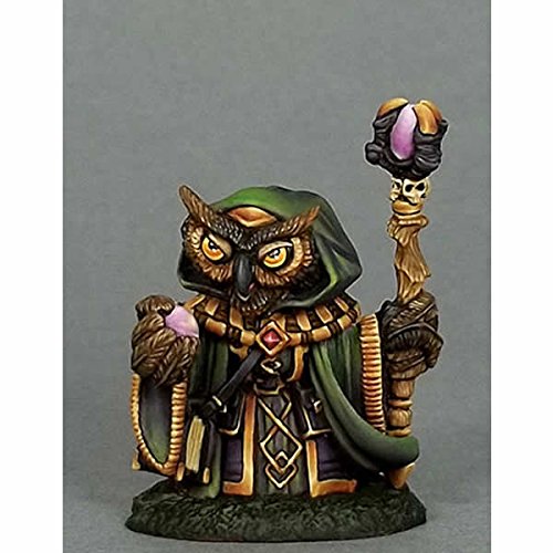 Dark Sword Miniatures - Critter Kingdoms: Owl Mage