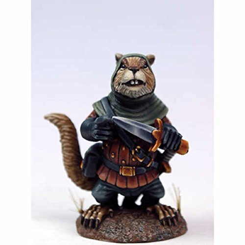 Dark Sword Miniatures - Critter Kingdoms: Chet, Field Squirrel Rogue