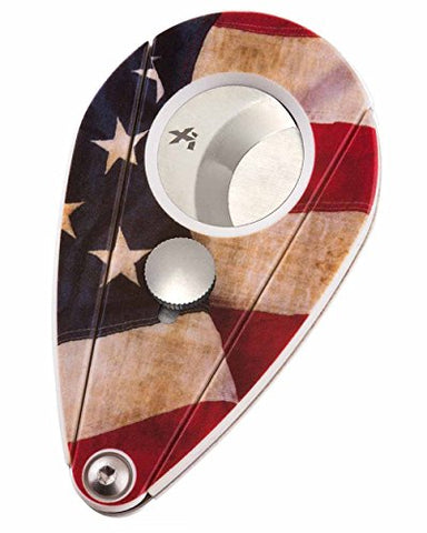 Xikar Xi2 Composite Cigar Cutter, USA Flag