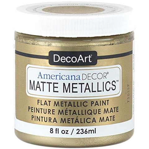 Americana Decor Matte Metallics 8oz - Champagne
