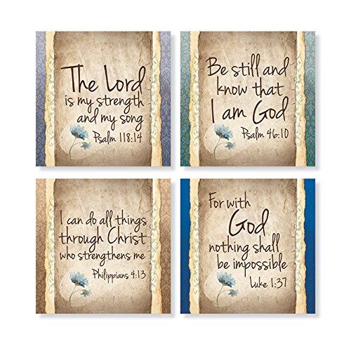 "Have Faith" Square House Coaster Set