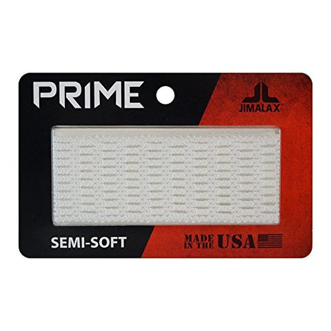 Jimalax PRIME Semi-Soft Lacrosse Mesh Stringing Piece White