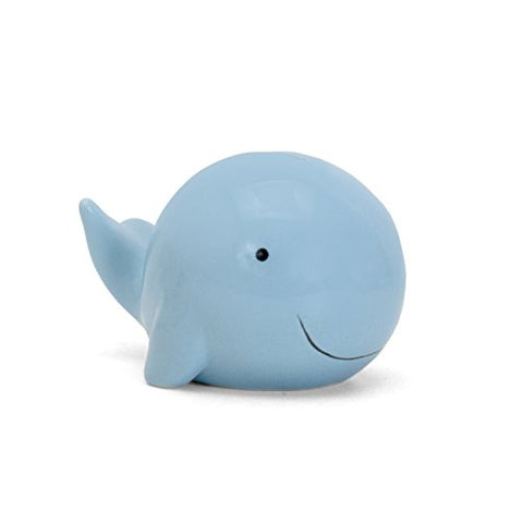 Child to Cherish Ceramic Whale Piggy Bank for Boys, Blue