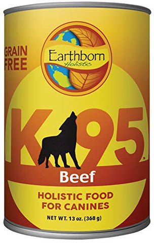 MIDWESTERN PET FOODS HOLISTIC K95 GRAIN FREE DOG FOOD BEEF 13 OZ