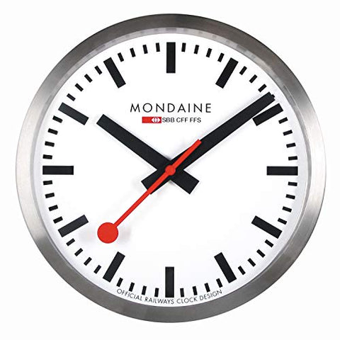 Mondaine - Smart Stop2Go Clock 250 mm - White Dial