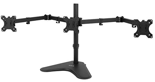 Triple Monitor Adjustable Mount Articulating Stand for 3 Screens up to 27"
