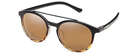 Belmont Black Tortoise Fade, Polar Sienna Mirror
