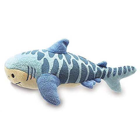 Plush, Keiki Kuddles, Baby Tiger Shark, 5-1/4"H x 5-3/4"W x 10-3/4"L