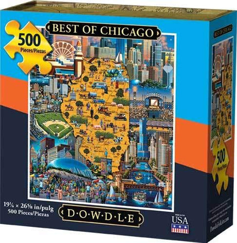 Best of Chicago 500 Piece Dowdle Puzzle