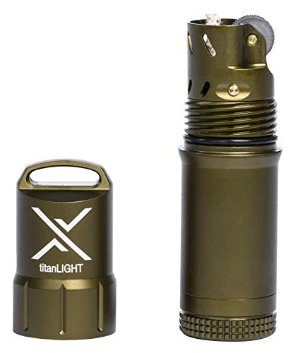Exotac titanLIGHT Refillable Lighter, Green