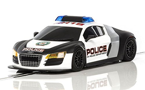 Scalextric - Audi R8 Police Car - Black & White 1:32