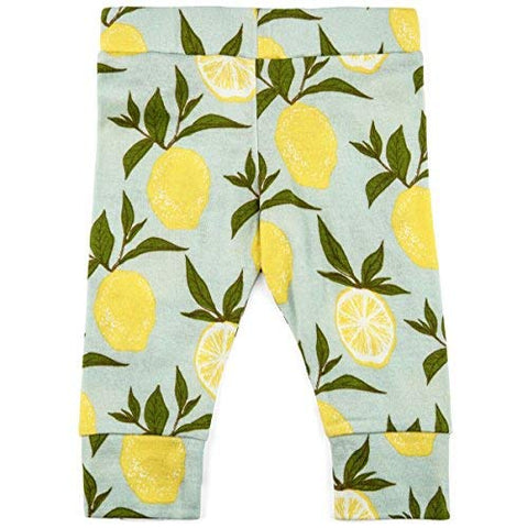 Organic Legging, Blue Lemon, 6-12M
