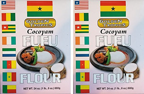 Golden Tropics Cocoyam Fufu Flour 24oz / 1.5lb