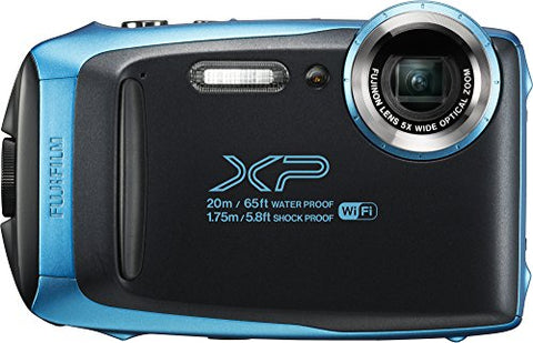 Fuji XP130 Cam Digital Sky Blue Bundle with SD