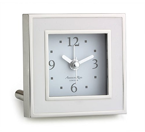 White Enamel Alarm Clock