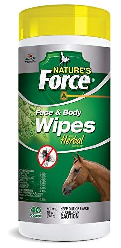 Manna Pro Products LLC - Nature's Force Face and Body Wipes, 40-Count