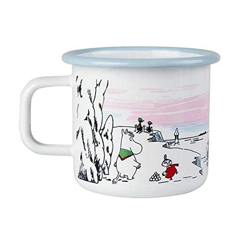 Moomin Winter Time Enamel mug  3,7dl
