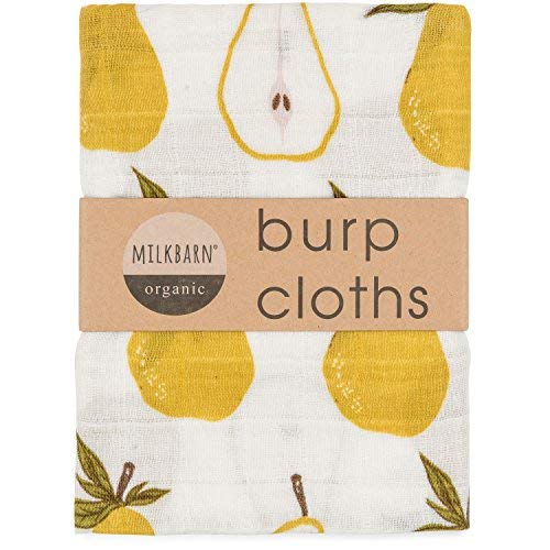 Organic Burpies, Green Pear, 23"x23", Set of 2