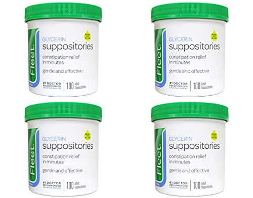 Fleet Adult Glycerin Suppositories 100ct