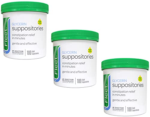 Fleet Adult Glycerin Suppositories 100ct