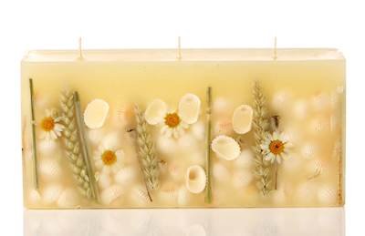 3-Wick Brick Botanical Candle - Beach Daisy (not in Pricelist)