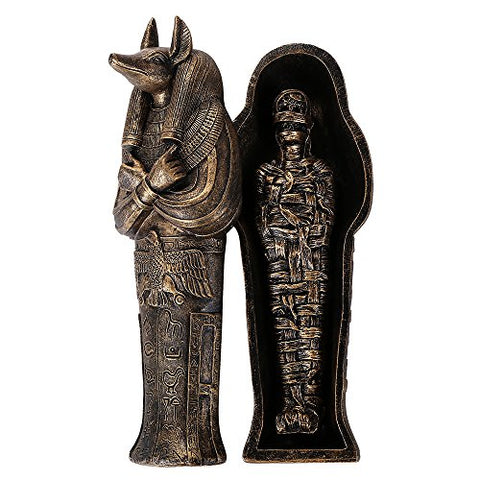 Anubis Sarcophagus Figurine