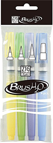 Zig Watercolor System BrusH2O, 4 pcs/set