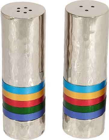 Salt & Pepper Shakers - Rings - Multicolor