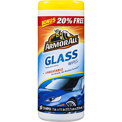 Armor All 17501C Glass Wipe, 1 Pack