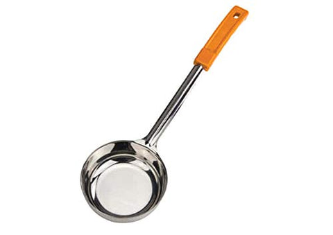 Winco Prime One-piece S/S 8oz Solid Food Portioner, Orange, NSF