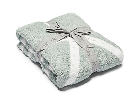 CozyChic Starfish Blanket  Seafoam Green-White 30in x 40in