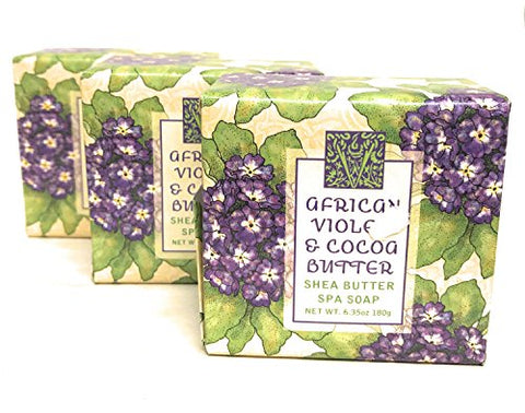 Soap Square, African Violet and Cocoa Butter, 6.35oz