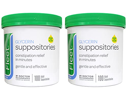 Fleet Adult Glycerin Suppositories 100ct