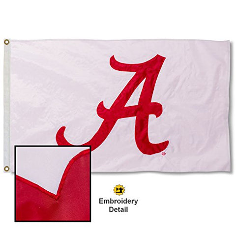 Alabama White 3 X 5 Flag