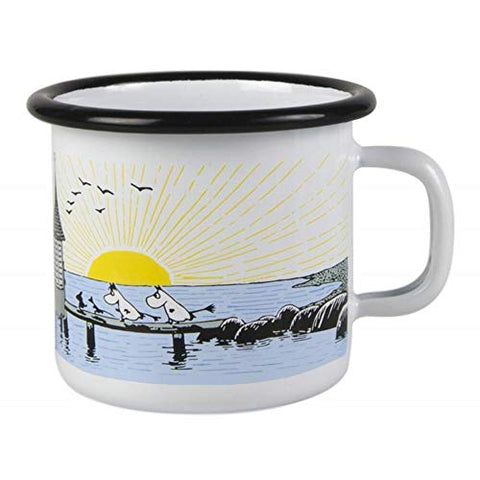 Moomin Mellow Wind Enamel mug 2,5dl