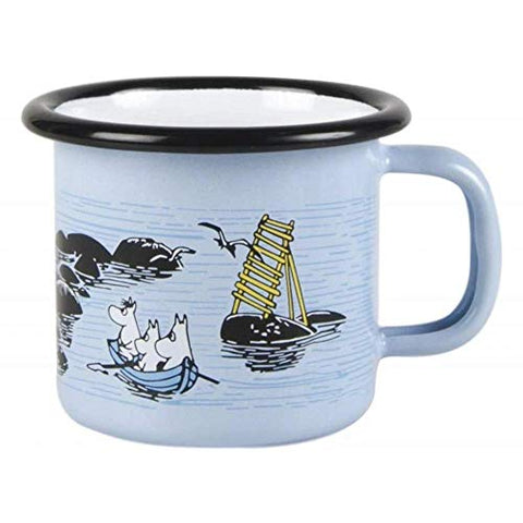 Moomin Mellow Wind Enamel mug 1,5dl