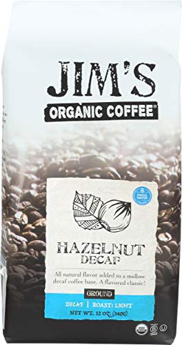 Hazelnut Decaff, Ground  12 Oz ( All Natural Flavor Decaffs Category)